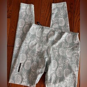 Love Fitness Pineapple Ankle Athletic Leggings